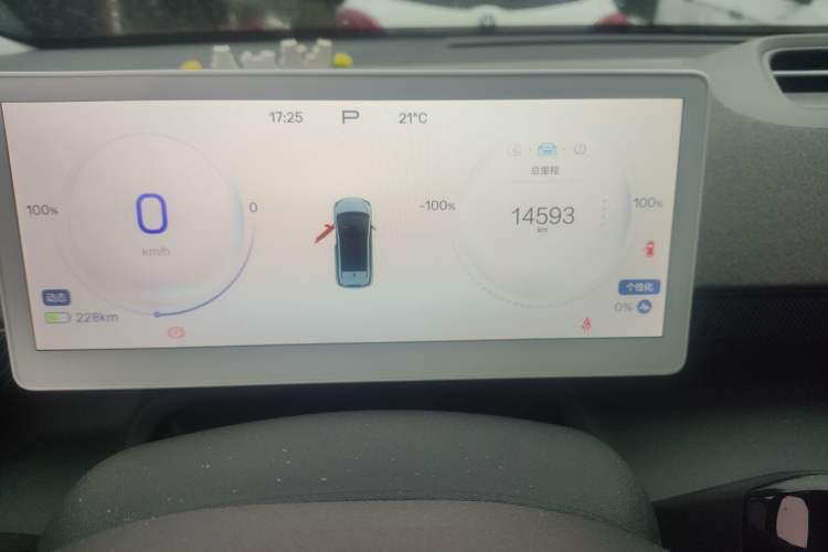 Used ARCFOX Kaola S 2024 AIR Odometer Close Up
