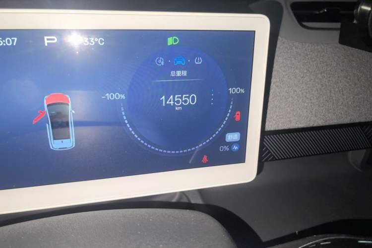Used ARCFOX Kaola S 2024 AIR Odometer Close Up