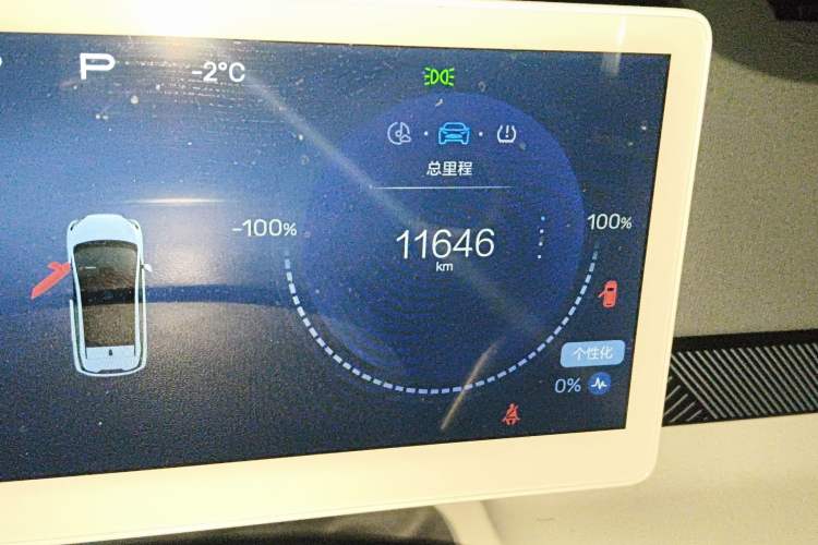 Used ARCFOX Kaola S 2024 AIR Odometer Close Up