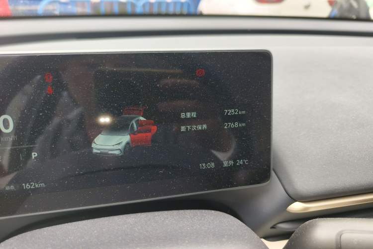 Used ARCFOX T1 2025 Model 425 PRO Odometer Close Up