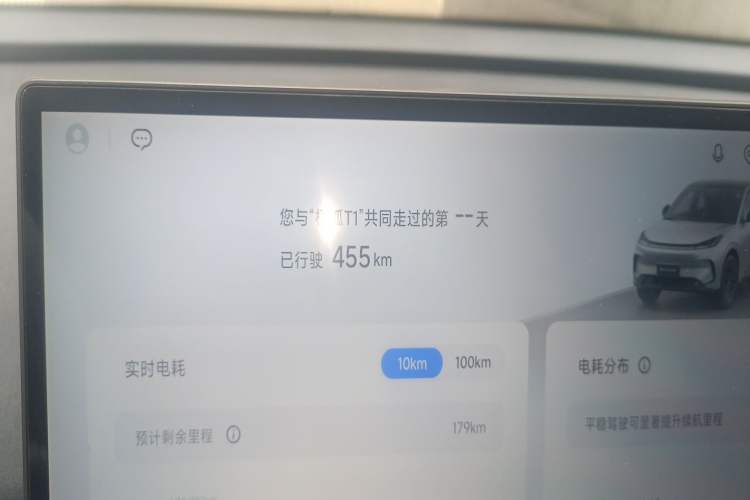 Used ARCFOX T1 2025 Model 320 PRO Odometer Close Up