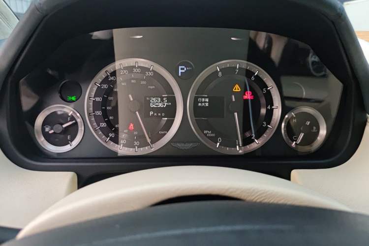 Used AstonMartin Rapide 2010 6.0L Odometer Close Up
