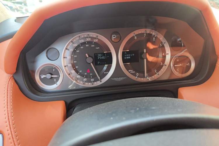 Used AstonMartin Rapide 2010 6.0L Odometer Close Up