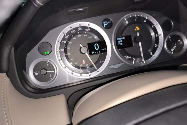 Used AstonMartin Rapide 2014 6.0L S Centennial Edition Odometer Close Up