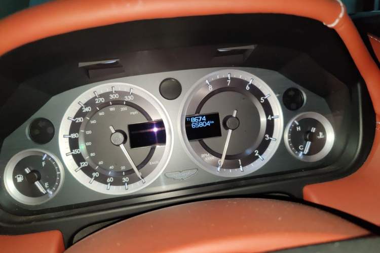 Used AstonMartin Rapide 2015 6.0L S Odometer Close Up
