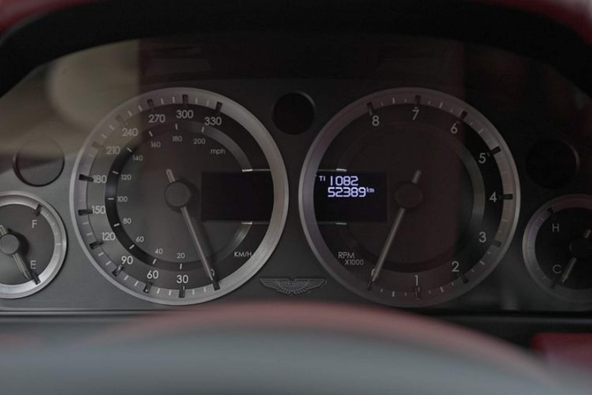 Used AstonMartin Rapide 2017 6.0L S Odometer Close Up