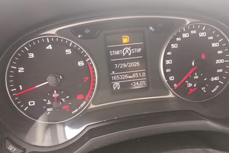 Used Audi A1 2012 1.4 TFSI Urban Odometer Close Up