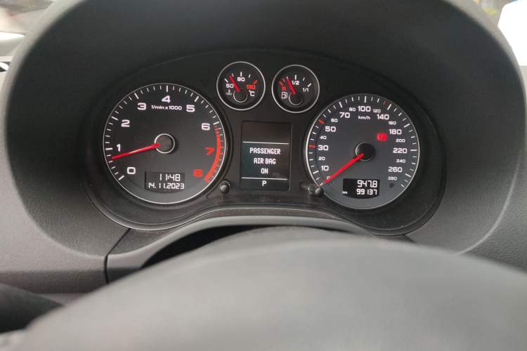 Used Audi A1 2012 1.4 TFSI Urban Odometer Close Up