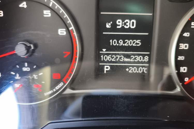Used Audi A1 2012 1.4 TFSI Urban Odometer Close Up