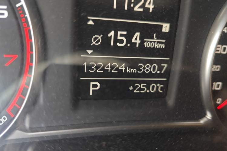 Used Audi A1 2012 1.4 TFSI Ego Odometer Close Up