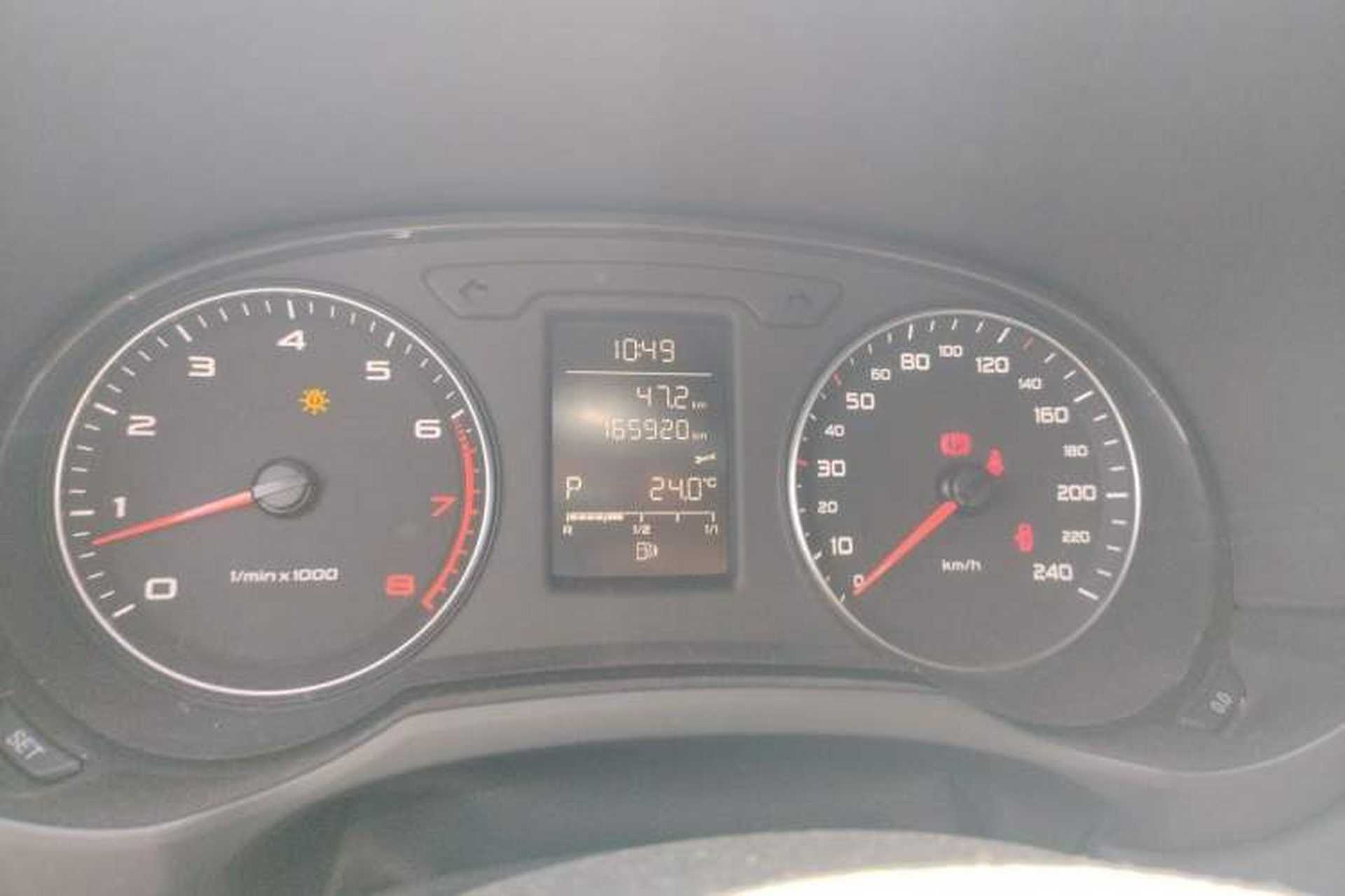 Used Audi A1 2012 1.4 TFSI Urban Odometer Close Up