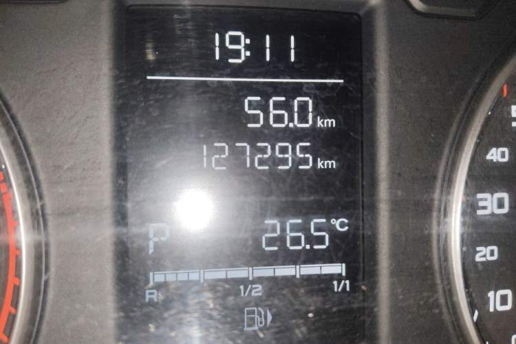 Used Audi A1 2012 1.4 TFSI Urban Odometer Close Up