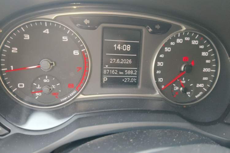 Used Audi A1 2012 1.4 TFSI Urban Odometer Close Up