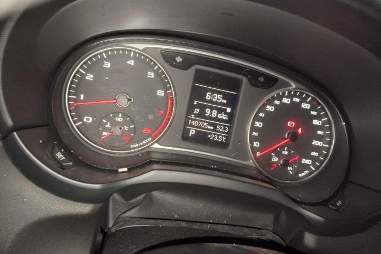 Used Audi A1 2012 1.4 TFSI Ego Odometer Close Up