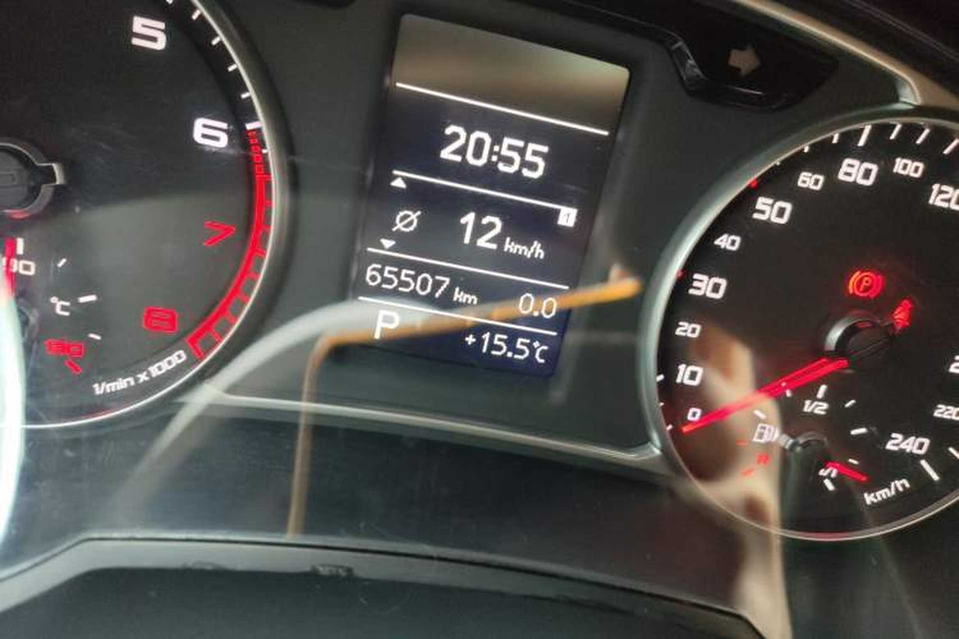Used Audi A1 2012 1.4 TFSI Ego Odometer Close Up