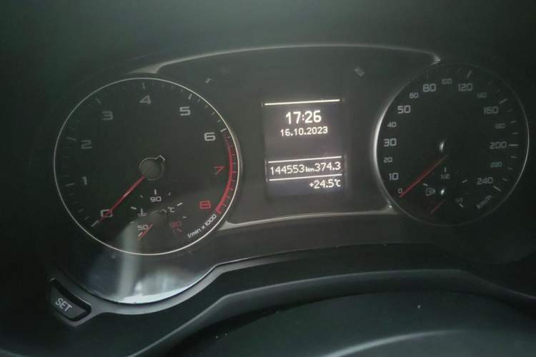 Used Audi A1 2012 1.4 TFSI Urban Odometer Close Up
