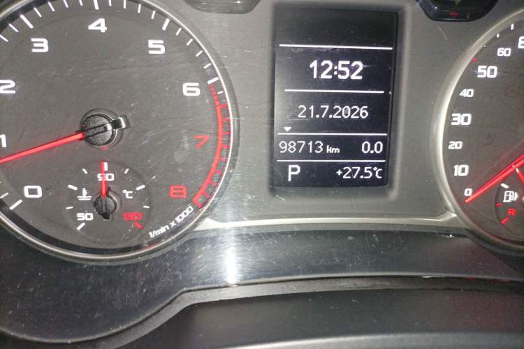 Used Audi A1 2012 1.4 TFSI Ego plus Odometer Close Up