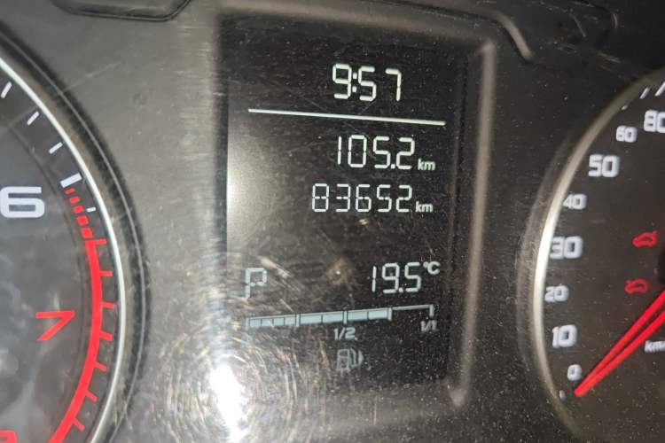 Used Audi A1 2012 1.4 TFSI Urban Odometer Close Up