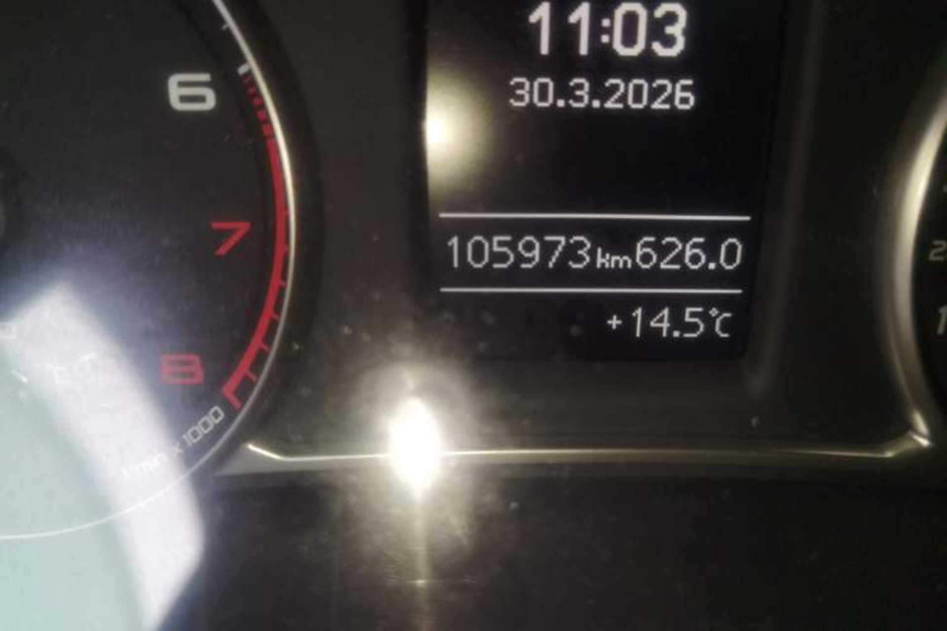 Used Audi A1 2012 1.4 TFSI Ego Odometer Close Up