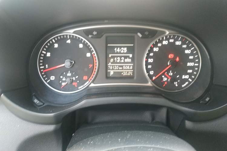 Used Audi A1 2012 1.4 TFSI Ego Odometer Close Up