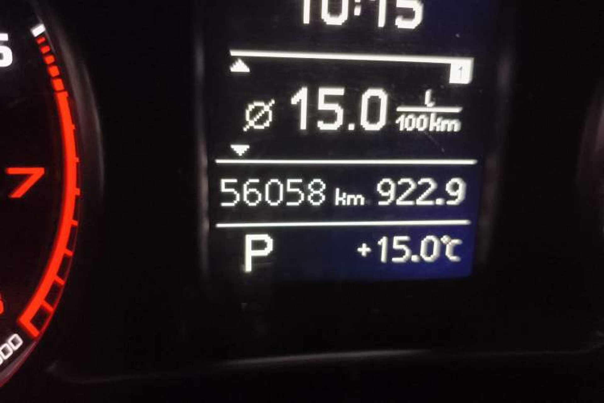 Used Audi A1 2012 1.4 TFSI Ego Odometer Close Up