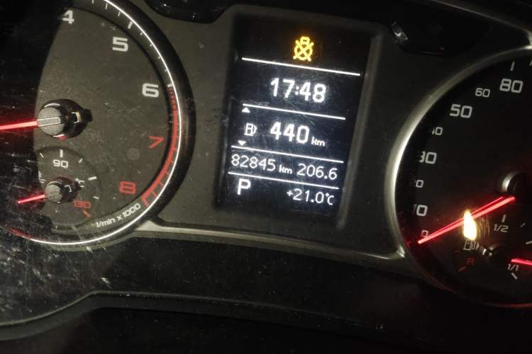 Used Audi A1 2012 1.4 TFSI Urban Odometer Close Up
