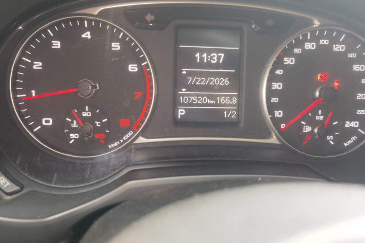 Used Audi A1 2013 30 TFSI Sportback Urban Odometer Close Up
