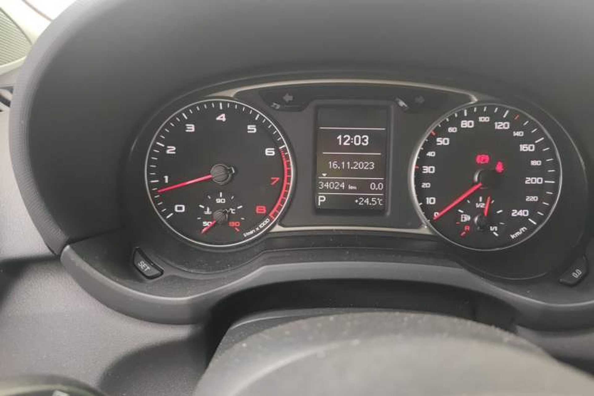 Used Audi A1 2013 30 TFSI Sportback Ego Odometer Close Up