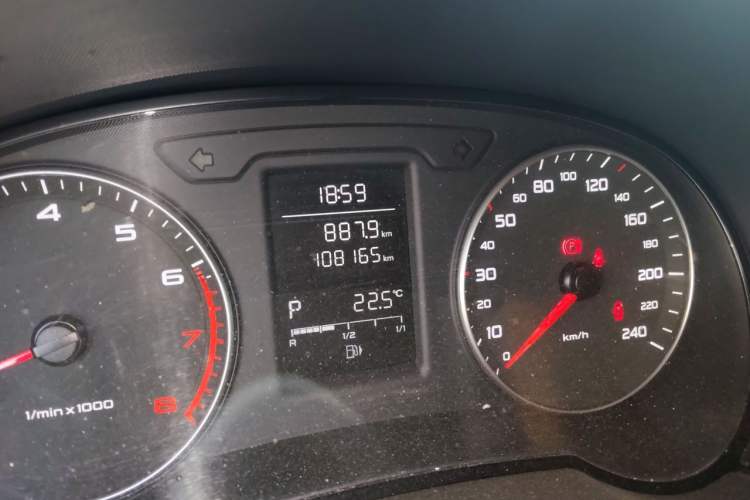 Used Audi A1 2013 30 TFSI Sportback Urban Odometer Close Up