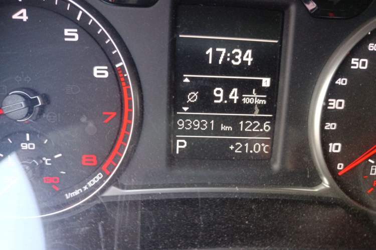 Used Audi A1 2013 30 TFSI Sportback Ego plus Odometer Close Up