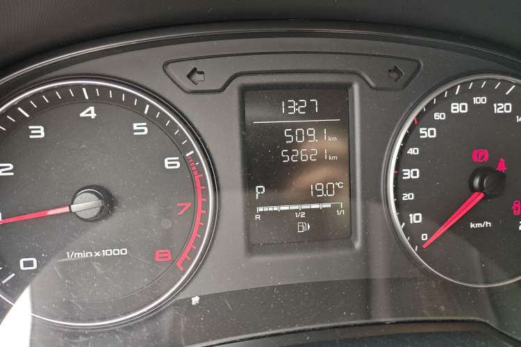 Used Audi A1 2014 30 TFSI Fashion Model Odometer Close Up