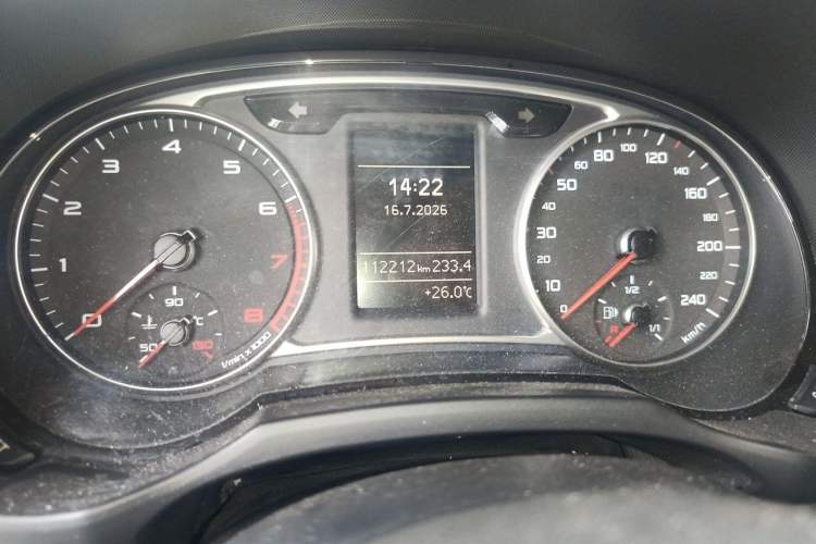 Used Audi A1 2014 30 TFSI Sportback Comfort Model Odometer Close Up