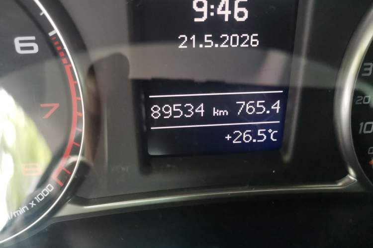 Used Audi A1 2014 30 TFSI Comfort Model Odometer Close Up