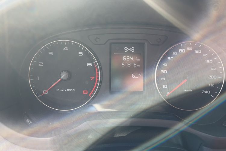 Used Audi A1 2014 30 TFSI Fashion Model Odometer Close Up