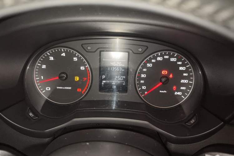 Used Audi A1 2014 30 TFSI Fashion Model Odometer Close Up