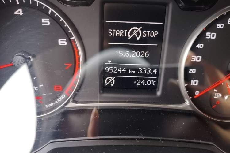 Used Audi A1 2014 30 TFSI Sportback Comfort Model Odometer Close Up