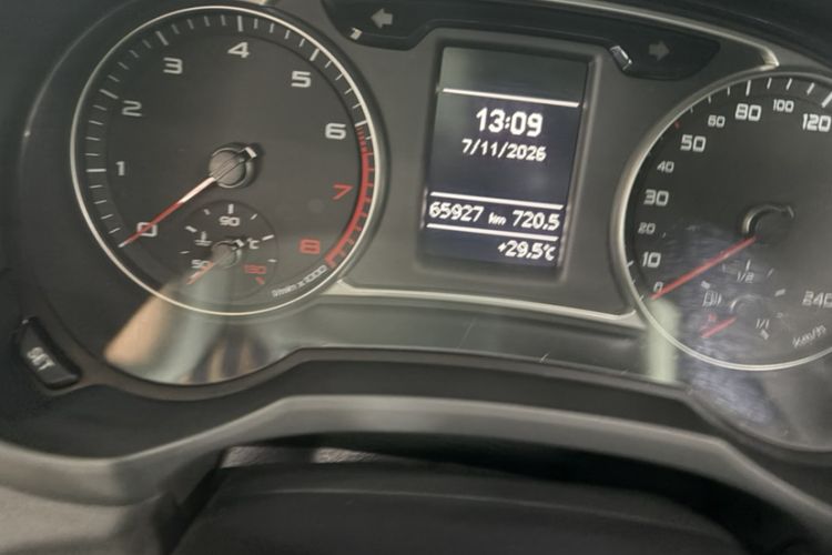 Used Audi A1 2014 30 TFSI Sportback Comfort Model Odometer Close Up
