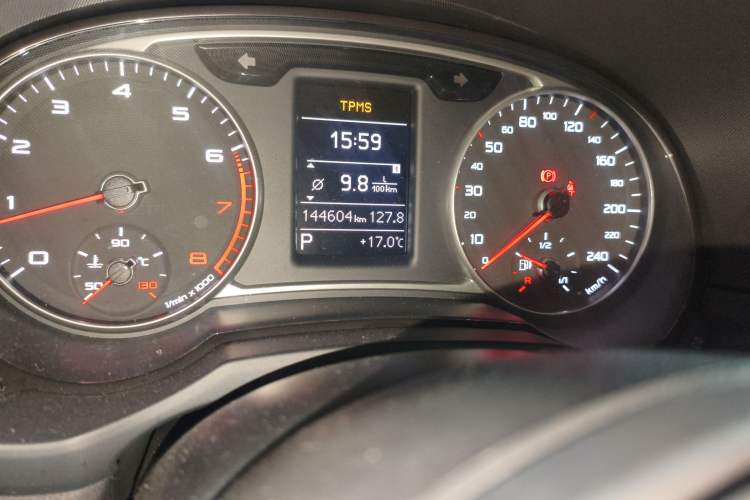 Used Audi A1 2014 30 TFSI Sportback Comfort Model Odometer Close Up