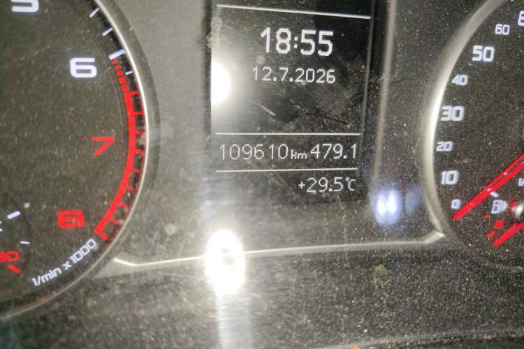 Used Audi A1 2014 30 TFSI Comfort Model Odometer Close Up