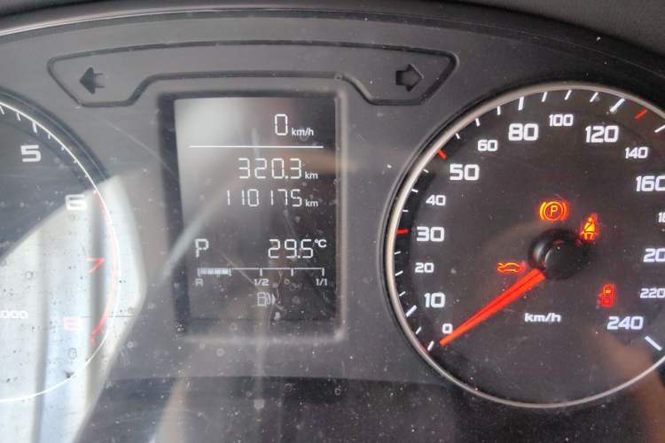 Used Audi A1 2014 30 TFSI Fashion Model Odometer Close Up