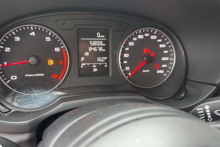 Used Audi A1 2014 30 TFSI Sportback Fashion Model Odometer Close Up