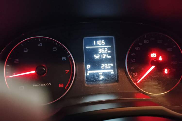 Used Audi A1 2014 30 TFSI Fashion Model Odometer Close Up