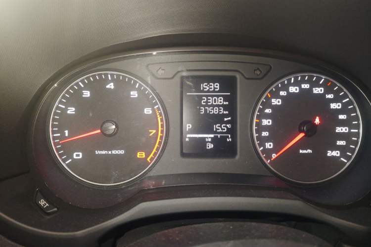 Used Audi A1 2014 30 TFSI Fashion Model Odometer Close Up