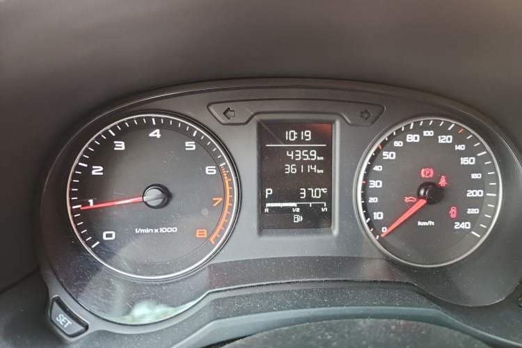 Used Audi A1 2014 30 TFSI Sportback Fashion Model Odometer Close Up