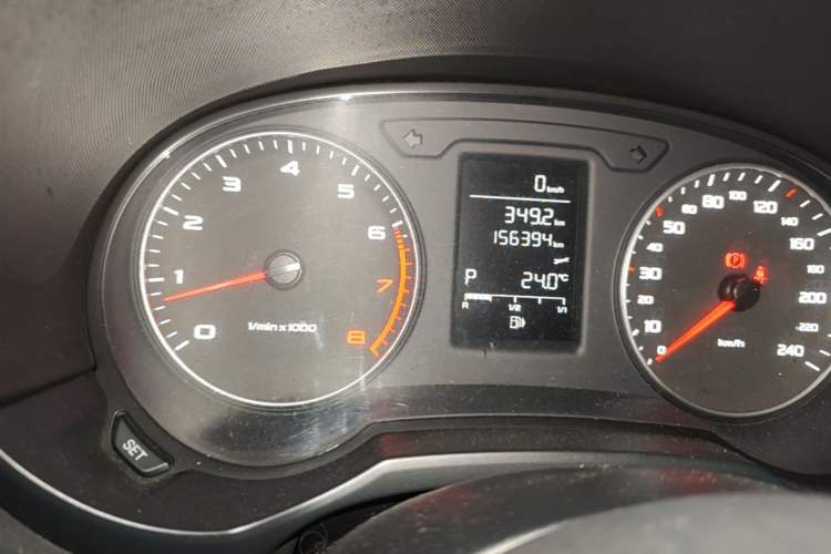 Used Audi A1 2014 30 TFSI Fashion Model Odometer Close Up