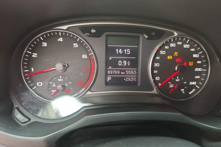 Used Audi A1 2014 30 TFSI Sportback Comfort Model Odometer Close Up