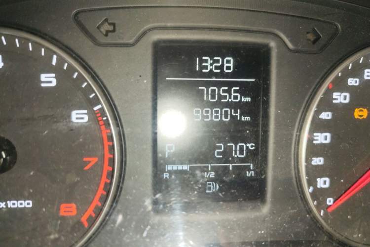 Used Audi A1 2014 30 TFSI Sportback Fashion Model Odometer Close Up