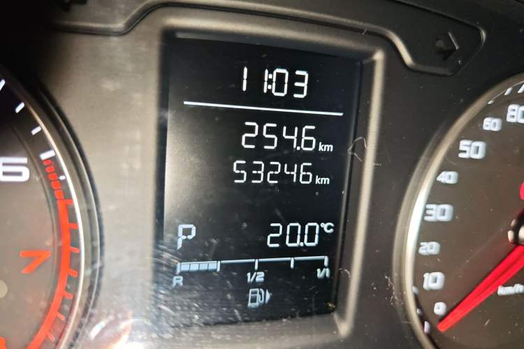 Used Audi A1 2014 30 TFSI Sportback Fashion Model Odometer Close Up