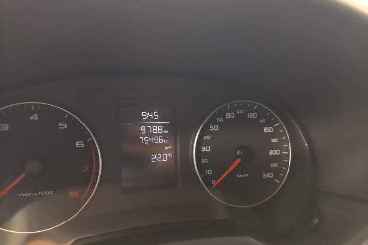 Used Audi A1 2014 30 TFSI Sportback Fashion Model Odometer Close Up