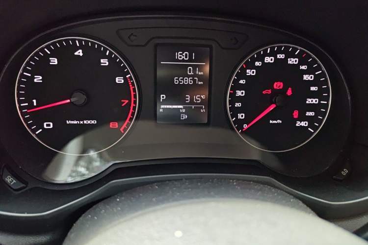 Used Audi A1 2014 30 TFSI Sportback Fashion Model Odometer Close Up